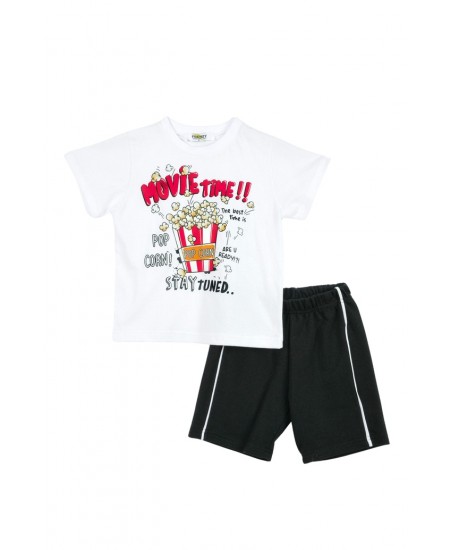 FRENZY Σετ Μπλούζα και Βερμούδα 72415449 Λευκό 