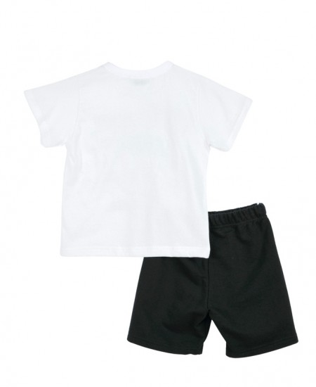 FRENZY Σετ Μπλούζα και Βερμούδα 72415449 Λευκό 