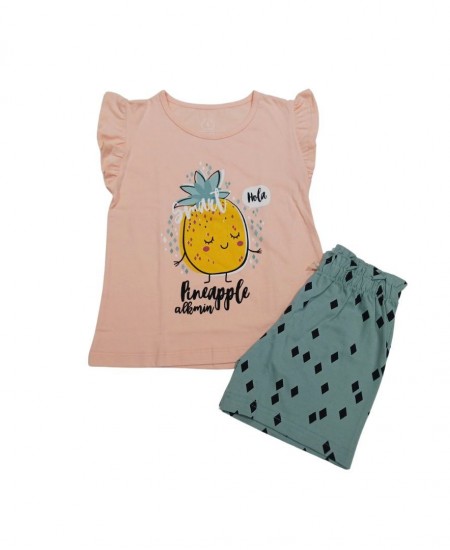 ALKMIN Πιτζάμα 223-0860 Ροζ 