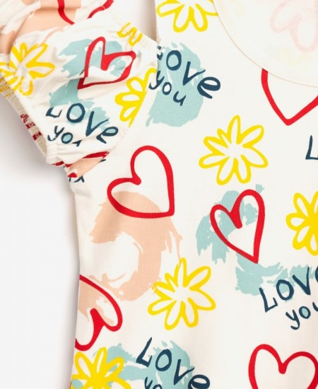 FUNKY Μπλούζα 124-505117 Εκρού