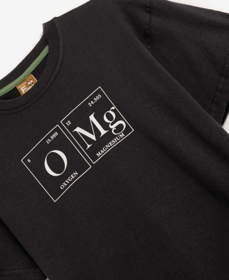 FUNKY Μπλούζα με Κοντό Μανίκι 124-105109 Ανθρακί 