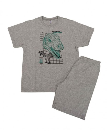 DREAMS Πιτζάμα 2326105 Γκρι