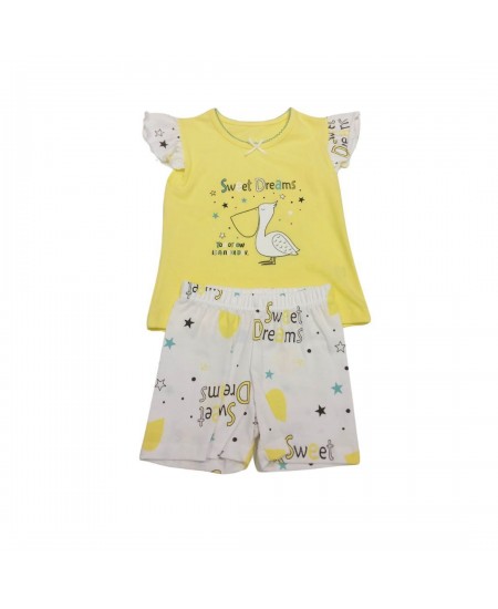 ALKMIN Πιτζάμα 223-0952 Κίτρινο 