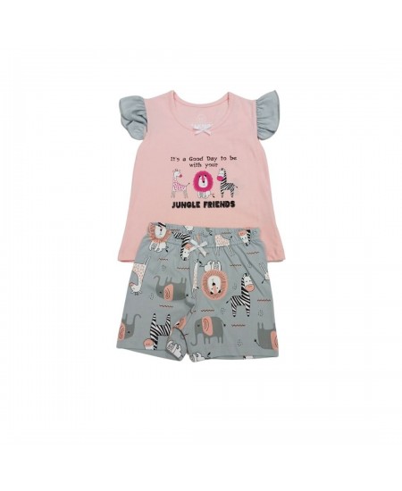 ALKMIN Πιτζάμα 223-0952 Ροζ