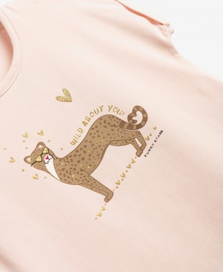 FUNKY Σετ Μπλούζα και Κολάν 124-727101 Σομόν 