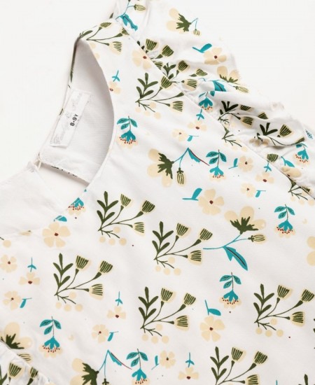 FUNKY Σετ Μπλούζα και Σορτς 124-525103 Λευκό/Βεραμάν 