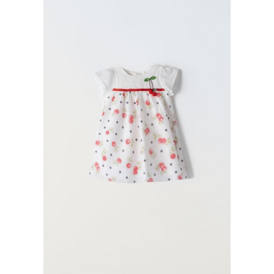 EBITA Φόρεμα και Κορδέλα 242506 Λευκό 