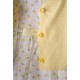 EBITA Φόρεμα και Ζακετάκι 242503 Λευκό/Κίτρινο 