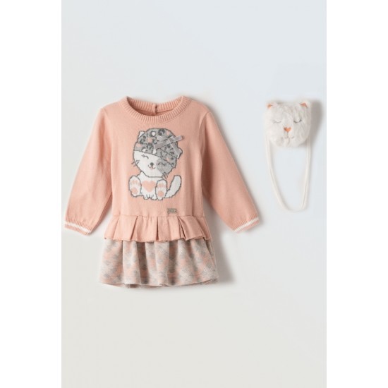 EBITA Φόρεμα Πλεκτό 243523 Σομόν 