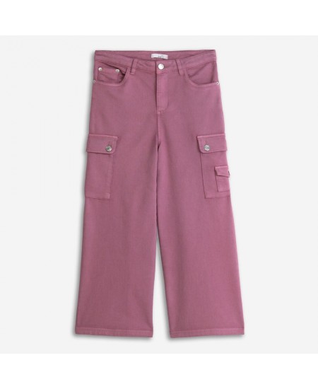 FUNKY Παντελόνι Cargo 225-531105 Ροζ