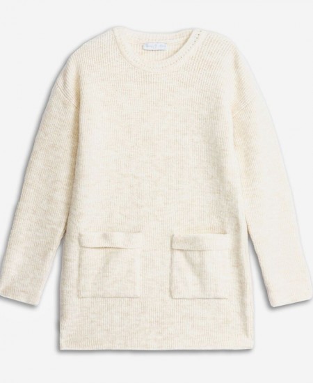 FUNKY Φόρεμα Πλεκτό 225-510111 Εκρού