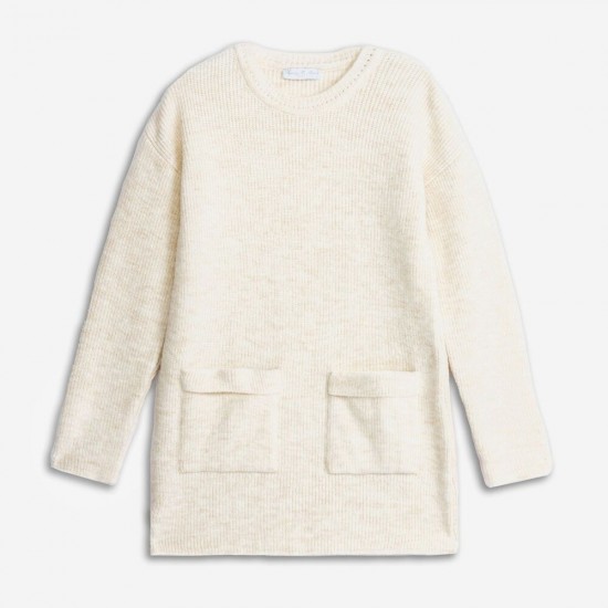 FUNKY Φόρεμα Πλεκτό 225-510111 Εκρού