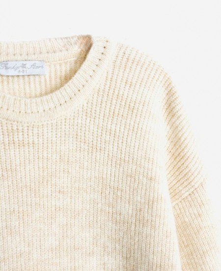 FUNKY Φόρεμα Πλεκτό 225-510111 Εκρού