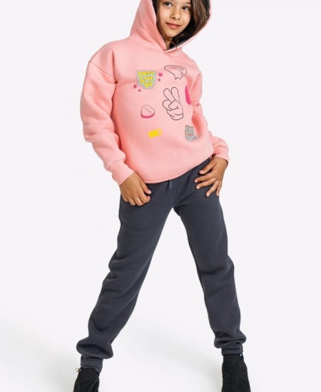 FUNKY Σετ Φόρμα 225-517115 Ροζ/Ανθρακί 