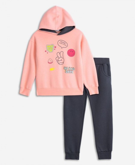 FUNKY Σετ Φόρμα 225-517115 Ροζ/Ανθρακί 