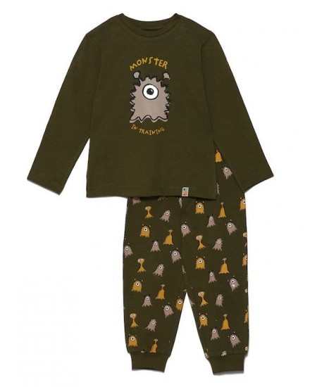 ΑΚΟ Πιτζάμα 3555141-02 Χακί