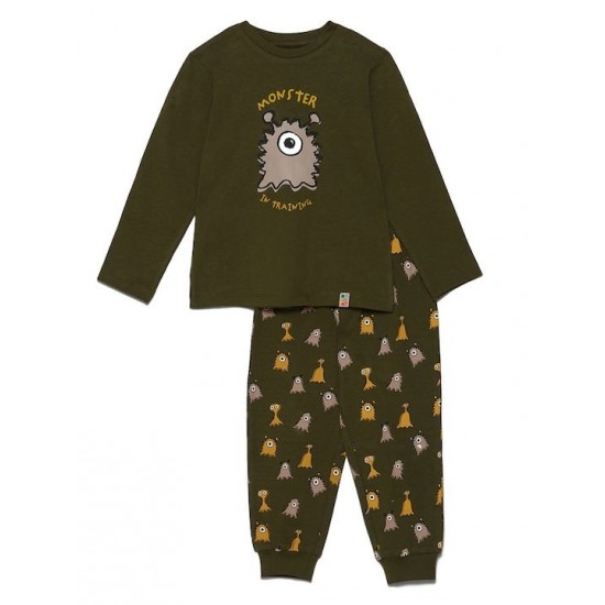 ΑΚΟ Πιτζάμα 3555141-02 Χακί