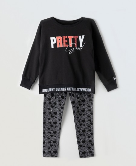 EBITA Σετ Μπλούζα και Κολάν 243089 Μαύρο