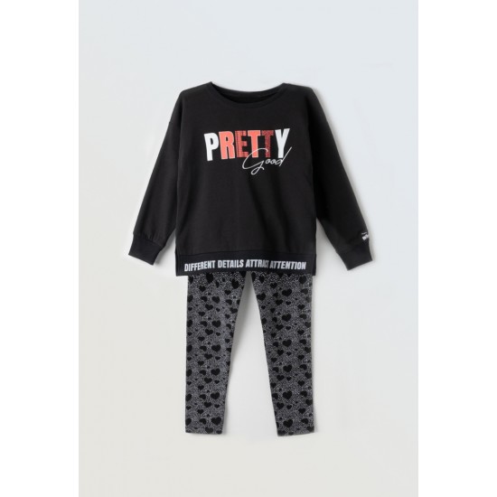 EBITA Σετ Μπλούζα και Κολάν 243089 Μαύρο