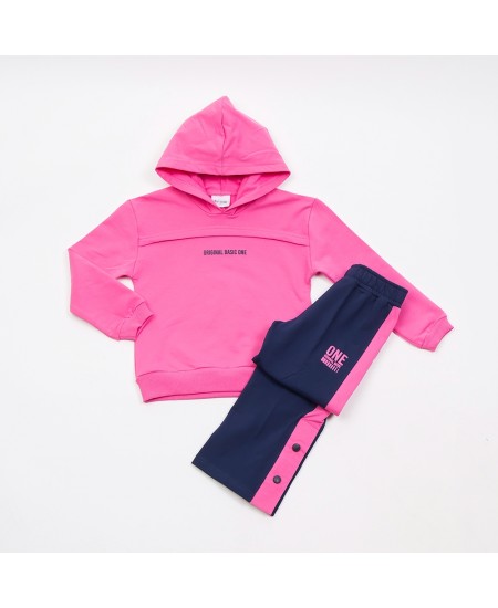 TRAX Σετ Μπλούζα και Παντελόνι 46637 Φουξ/Μπλε