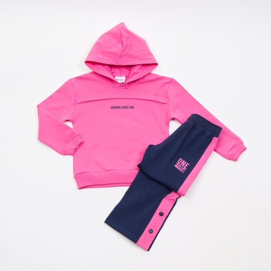 TRAX Σετ Μπλούζα και Παντελόνι 46637 Φουξ/Μπλε