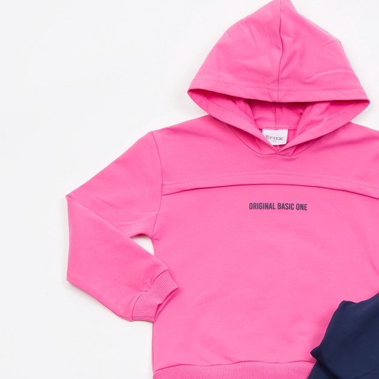 TRAX Σετ Μπλούζα και Παντελόνι 46637 Φουξ/Μπλε