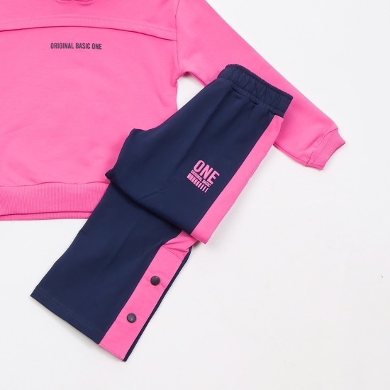 TRAX Σετ Μπλούζα και Παντελόνι 46637 Φουξ/Μπλε