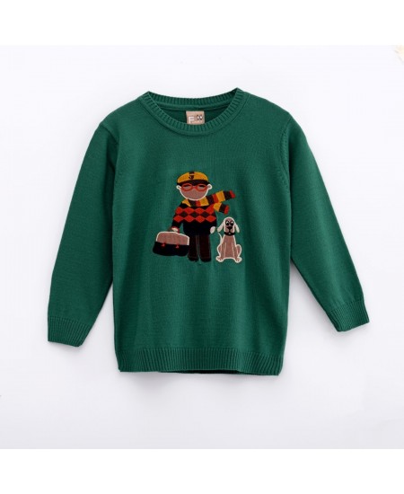 FUNKY Μπλούζα Πλεκτή 224-310106 Πράσινη