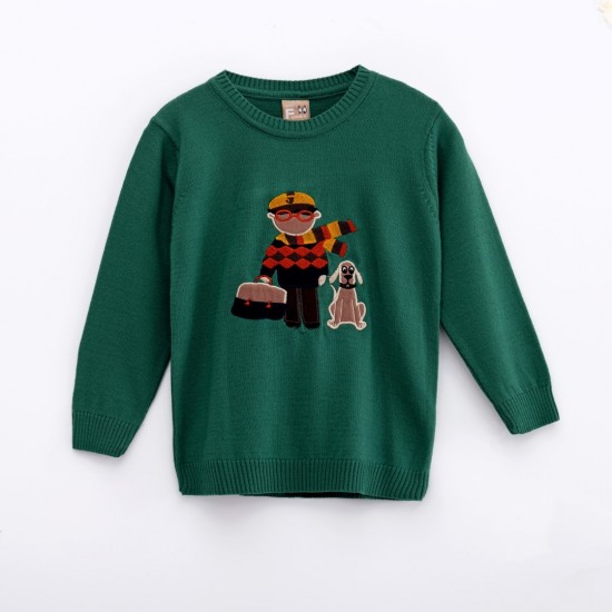 FUNKY Μπλούζα Πλεκτή 224-310106 Πράσινη