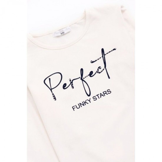 FUNKY Μπλούζα 224-506110 Εκρού