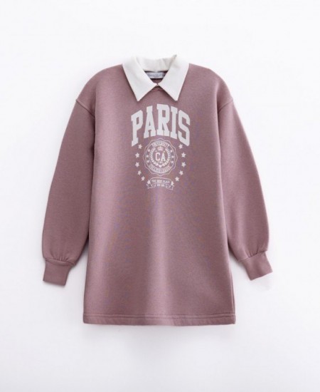 FUNKY Φόρεμα Φούτερ 224-528103 Ροζ