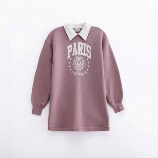 FUNKY Φόρεμα Φούτερ 224-528103 Ροζ