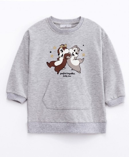 FUNKY Μπλουζοφόρεμα 224-728101 Γκρι