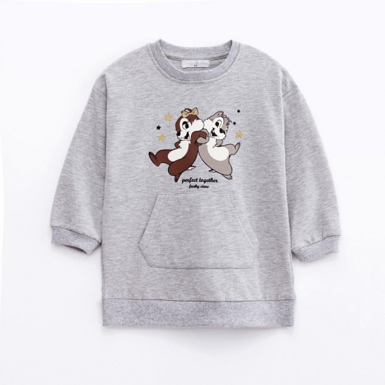 FUNKY Μπλουζοφόρεμα 224-728101 Γκρι