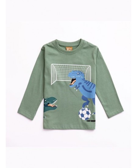 FUNKY Μπλούζα 224-306117 Πράσινο