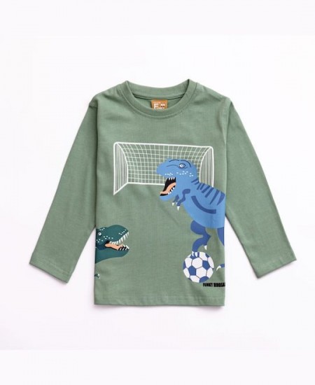 FUNKY Μπλούζα 224-306117 Πράσινο