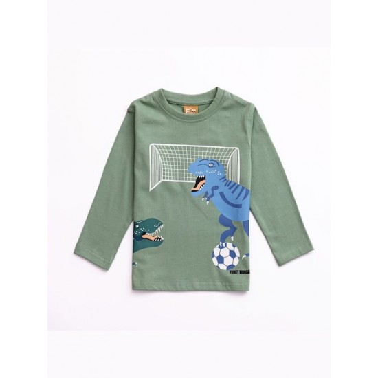 FUNKY Μπλούζα 224-306117 Πράσινο