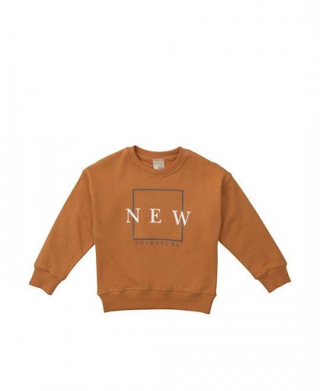 FUNKY Μπλούζα Φούτερ 223-392105 Πορτοκαλί