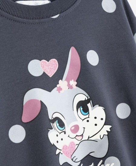 FUNKY Μπλούζα 225-792102 Ανθρακί