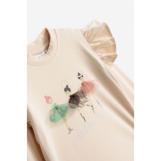 FUNKY Μπλούζα 225-706108 Εκρού