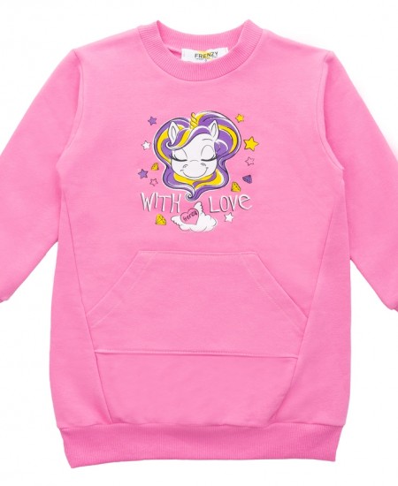 FRENZY Φόρεμα Φούτερ 63326044 Φουξ