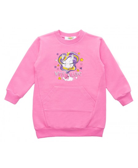 FRENZY Φόρεμα Φούτερ 63326044 Φουξ