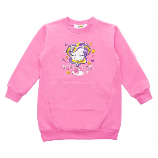 FRENZY Φόρεμα Φούτερ 63326044 Φουξ