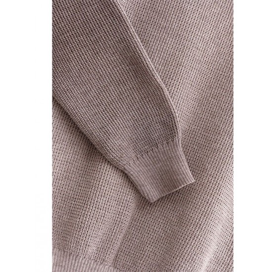 FUNKY Μπλούζα Πλεκτή 224-110115 Καφέ