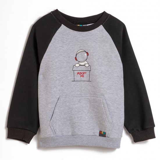 ΑΚΟ Μπλούζα Φούτερ 3355206-01 Γκρι