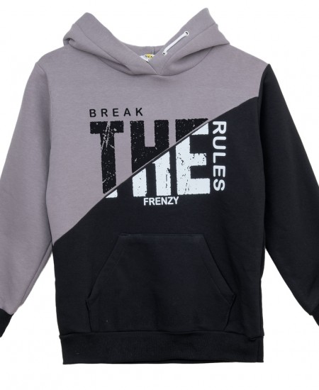 FRENZY Μπλούζα Φούτερ 73427068 Μαύρο