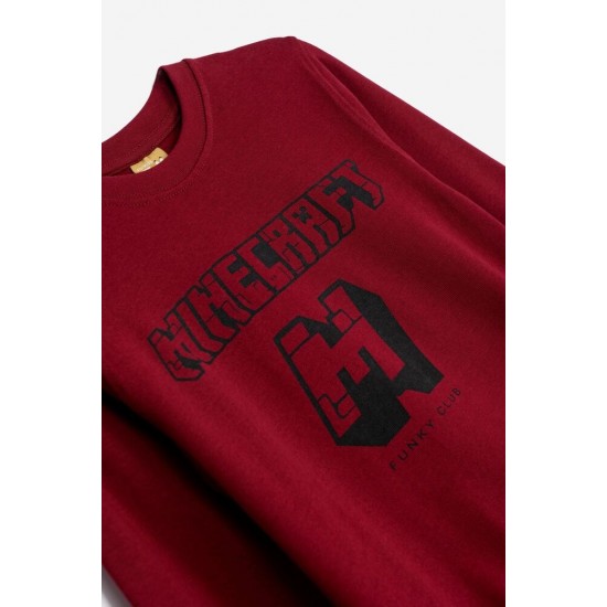 FUNKY Μπλούζα 225-106113 Μπορντό