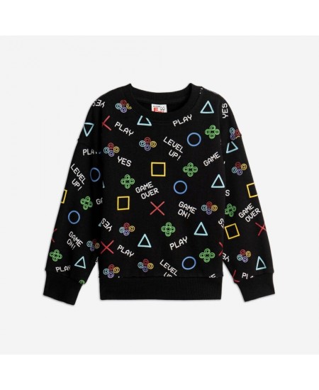 FUNKY Μπλούζα Φούτερ 225-392104 Μαύρο