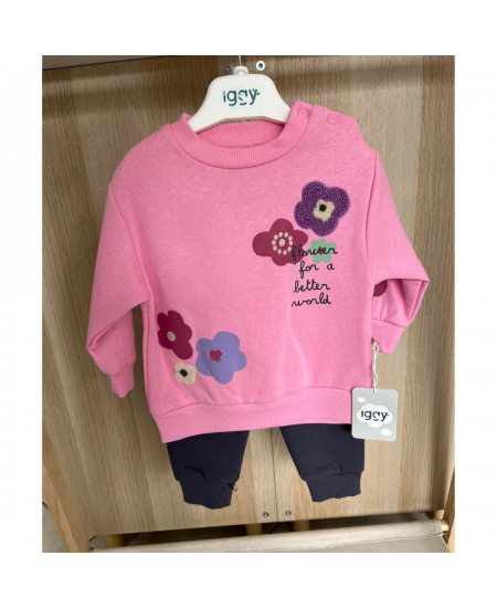 IGGY Σετ Μπλούζα και Παντελόνι 123423 Ροζ