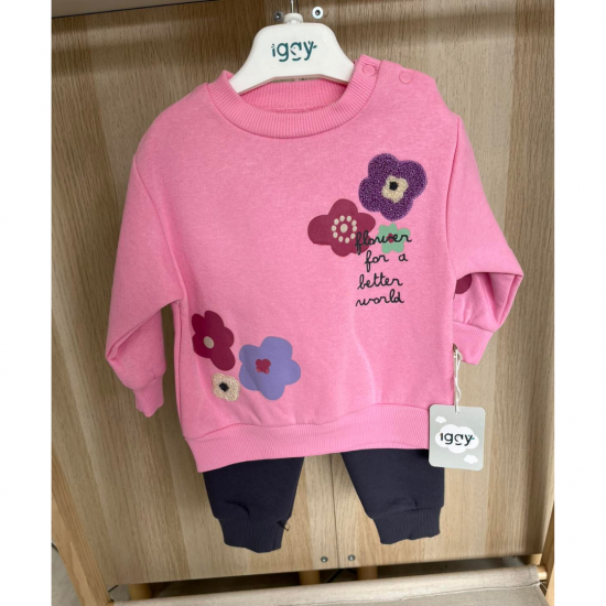 IGGY Σετ Μπλούζα και Παντελόνι 123423 Ροζ